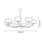 Brillora Glass Chandelier — product view 6