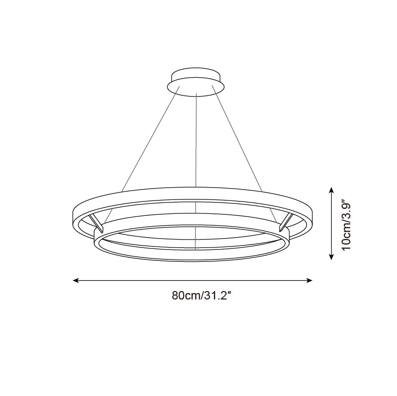 Ringora Wood Chandelier — product view 6