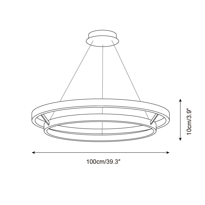 Ringora Wood Chandelier — product view 7