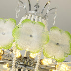Greenlace Glass Chandelier — product view 9