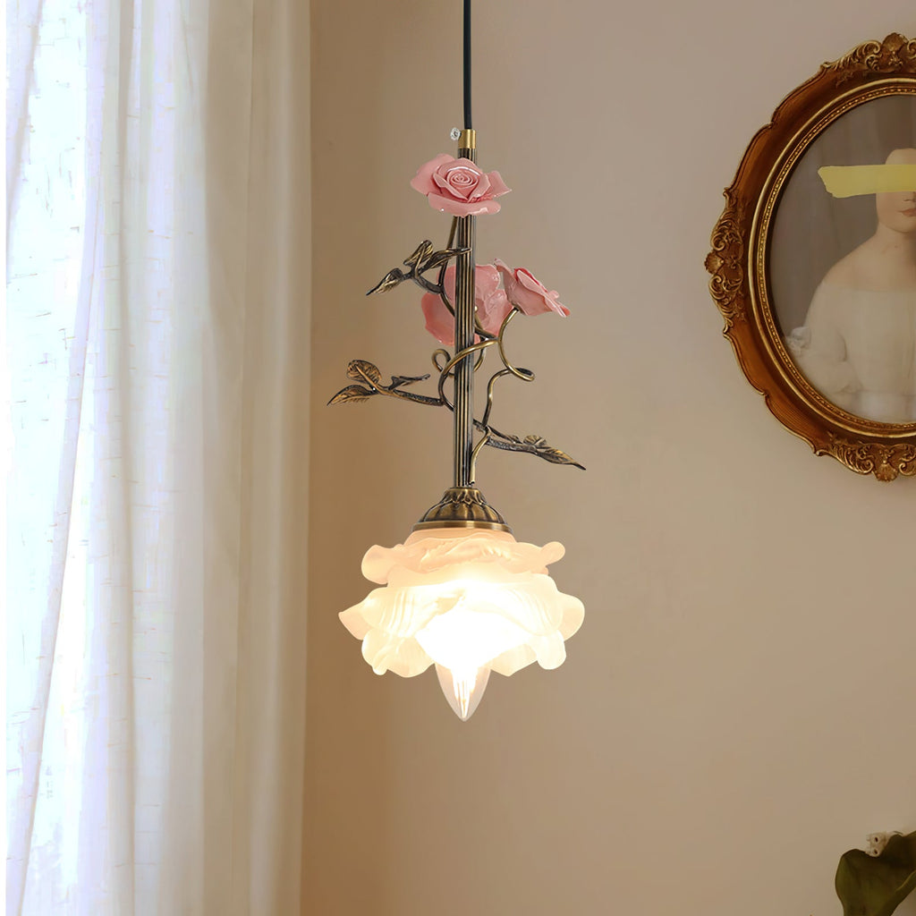 Rosavine Glass Pendant Lamp — product view 2