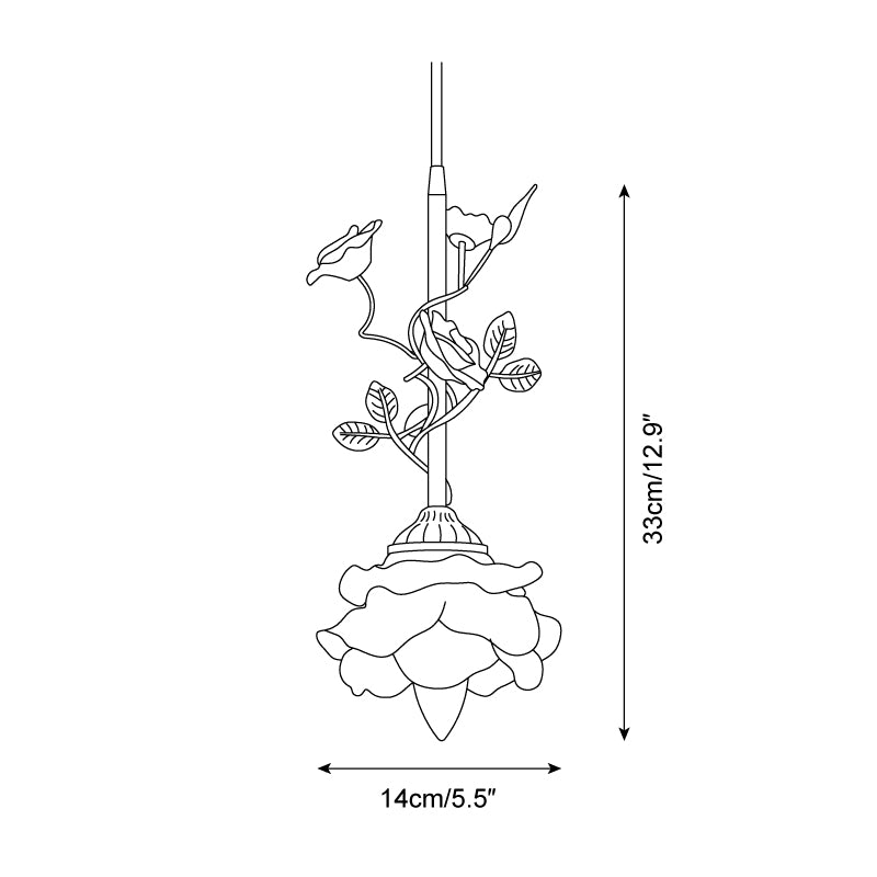 Rosavine Glass Pendant Lamp — product view 6