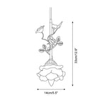 Rosavine Glass Pendant Lamp — product view 6