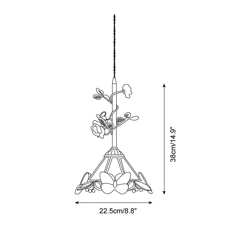 Rosavine Glass Pendant Lamp — product view 9