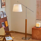 Beamline Wood Floor Lamp — product view 2