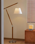 Beamline Wood Floor Lamp — product view 9