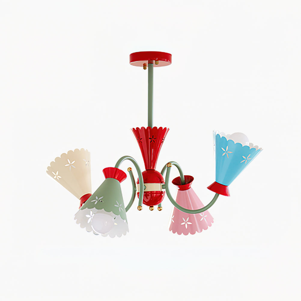 Pasteluxe Metal Chandelier — product view 6