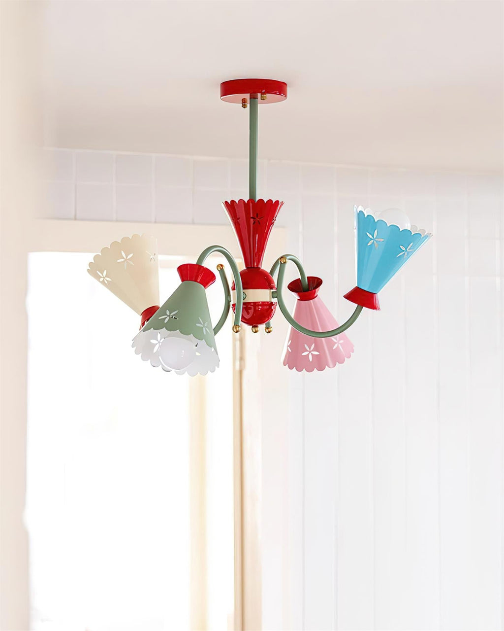 Pasteluxe Metal Chandelier — product view 8