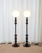 Sphereline Wood Floor Lamp — product view 2