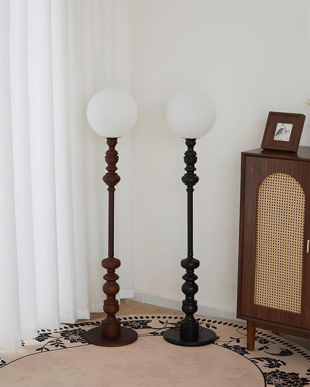 Sphereline Wood Floor Lamp — product view 11