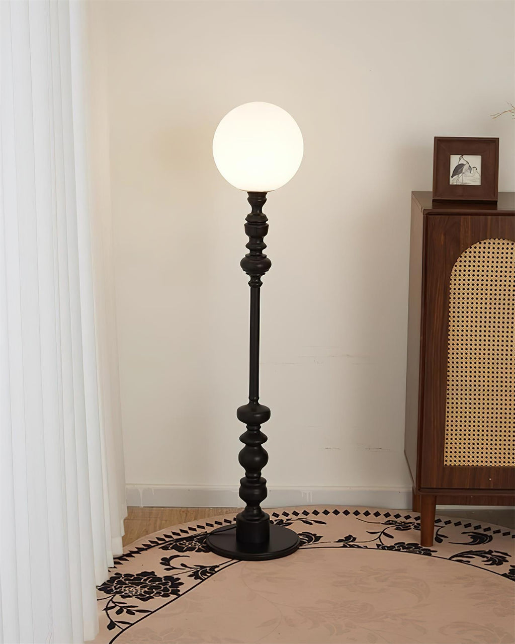 Sphereline Wood Floor Lamp — product view 12