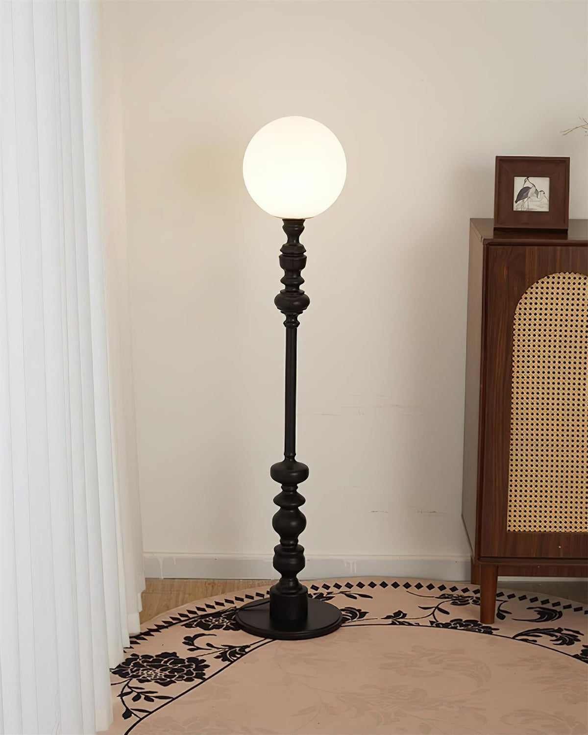 Sphereline Wood Floor Lamp — product view 12