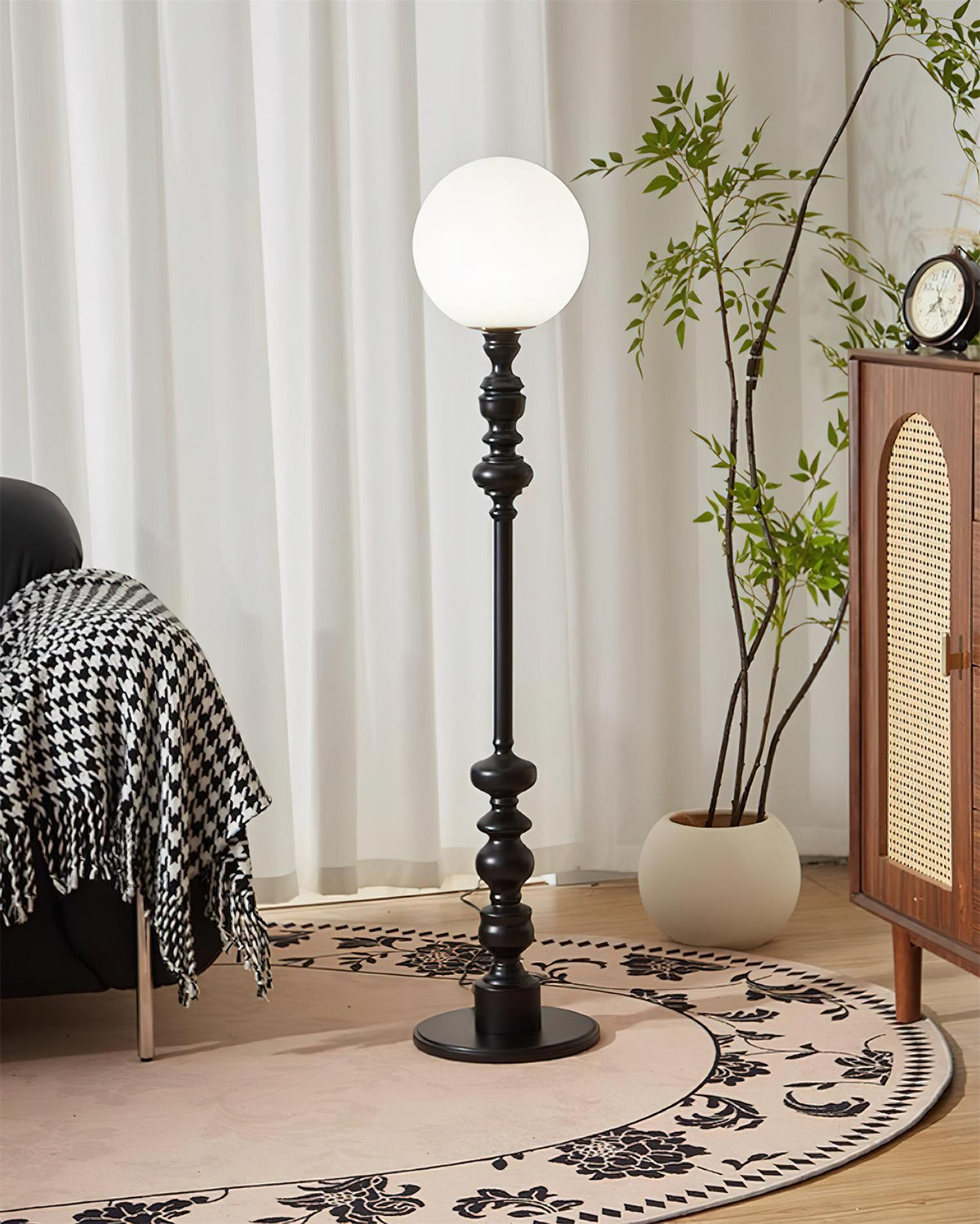 Sphereline Wood Floor Lamp — product view 13