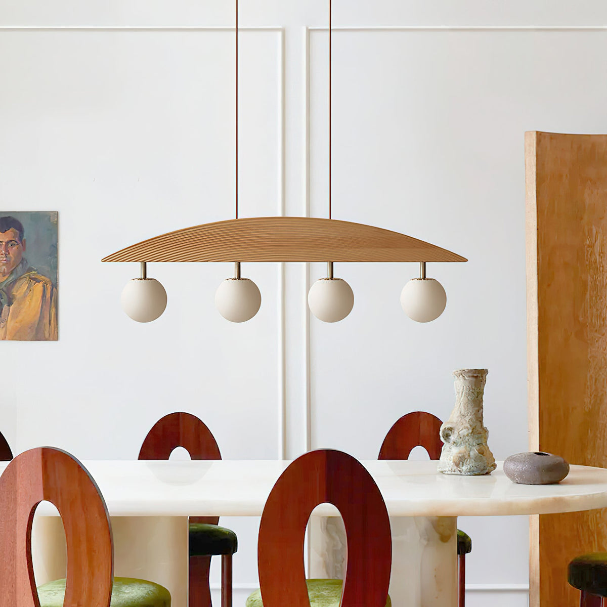 Orbline Glass Chandelier — product view 2