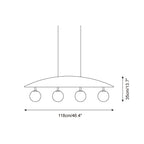 Orbline Glass Chandelier — product view 5