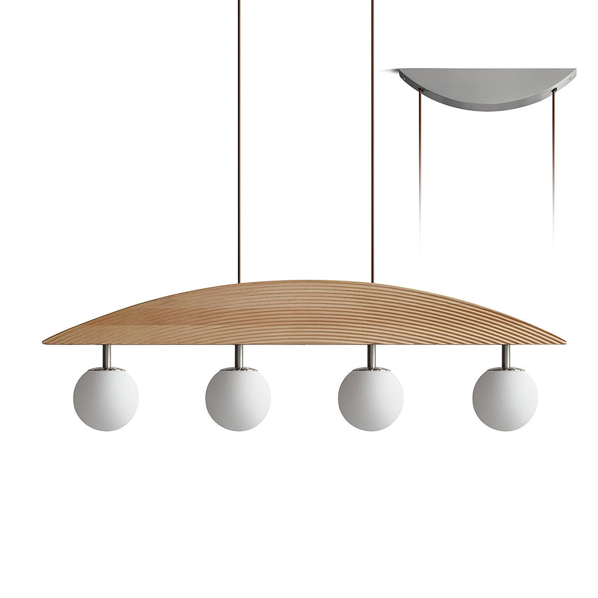 Orbline Glass Chandelier — product view 11