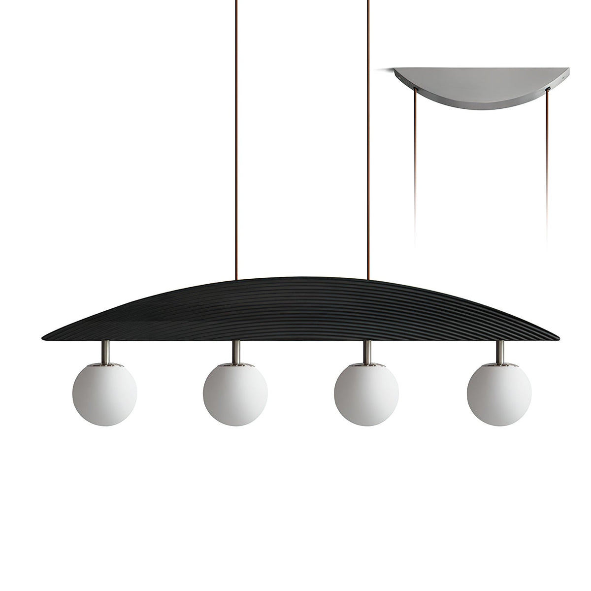 Orbline Glass Chandelier — product view 12
