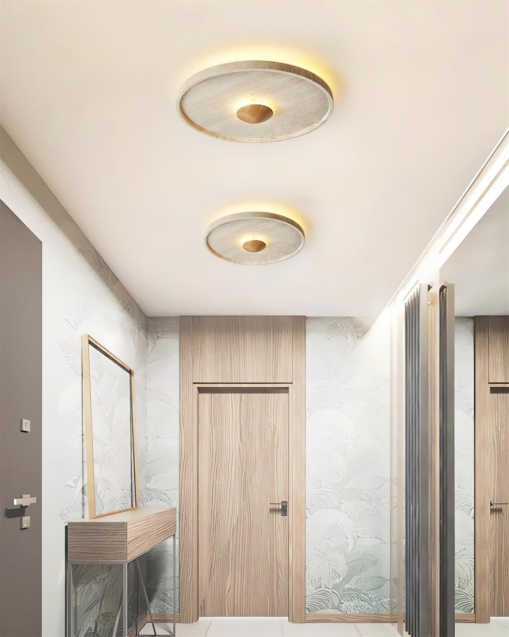 Marvello Travertine Ceiling Lamp — product view 3