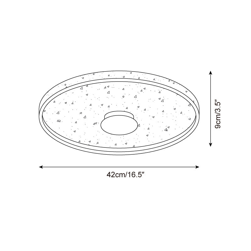 Marvello Travertine Ceiling Lamp — product view 5