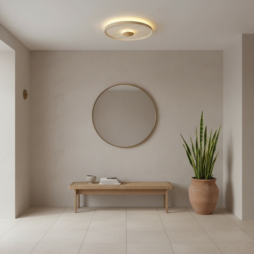 Marvello Travertine Ceiling Lamp — product view 7