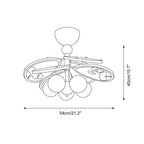 Leafora Glass Ceiling Lamp — product view 5