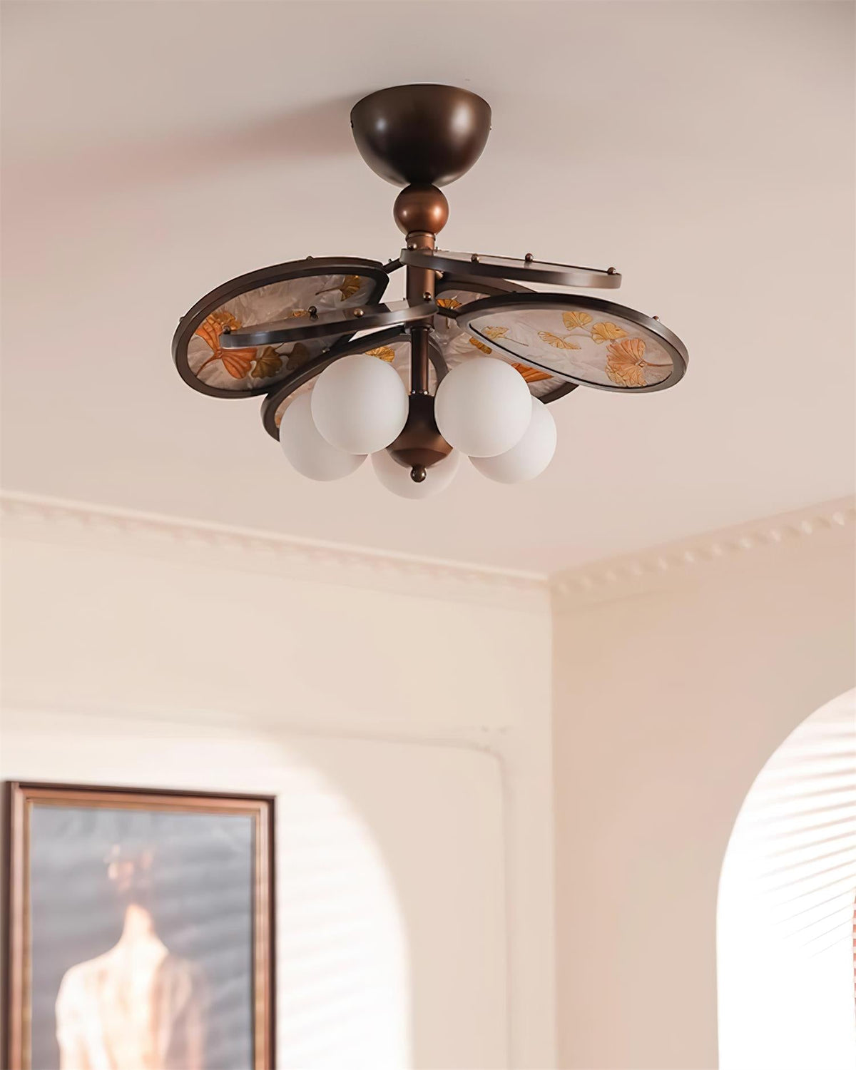 Leafora Glass Ceiling Lamp — product view 7