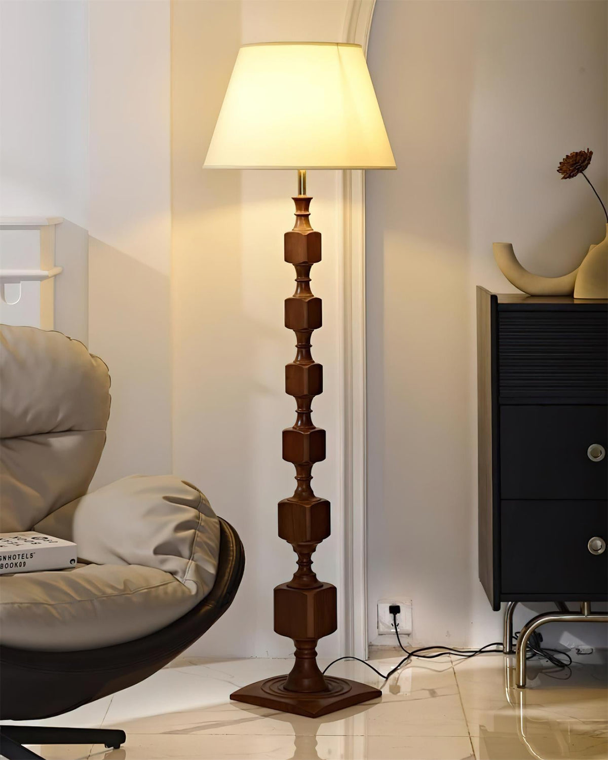 Blockora Wood Floor Lamp — product view 3