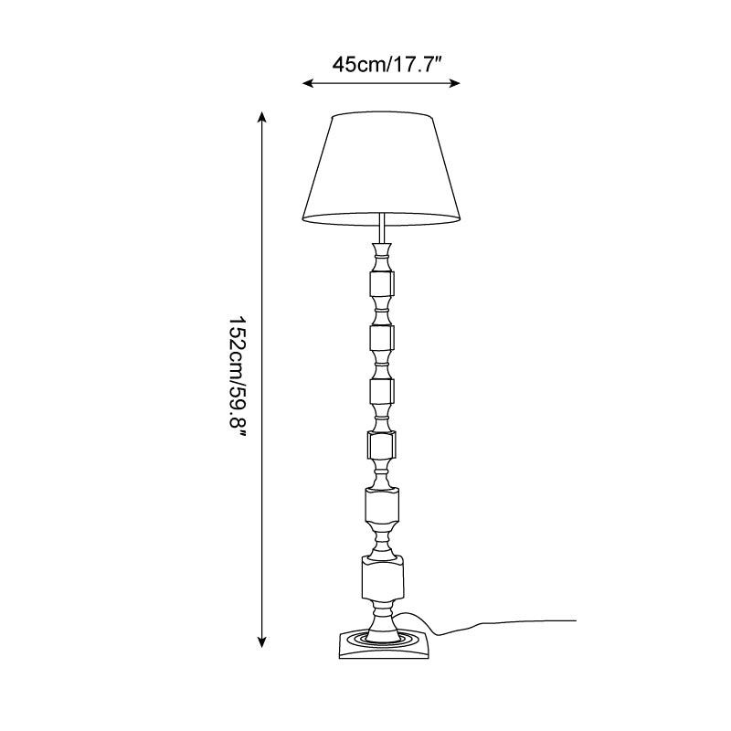 Blockora Wood Floor Lamp — product view 5
