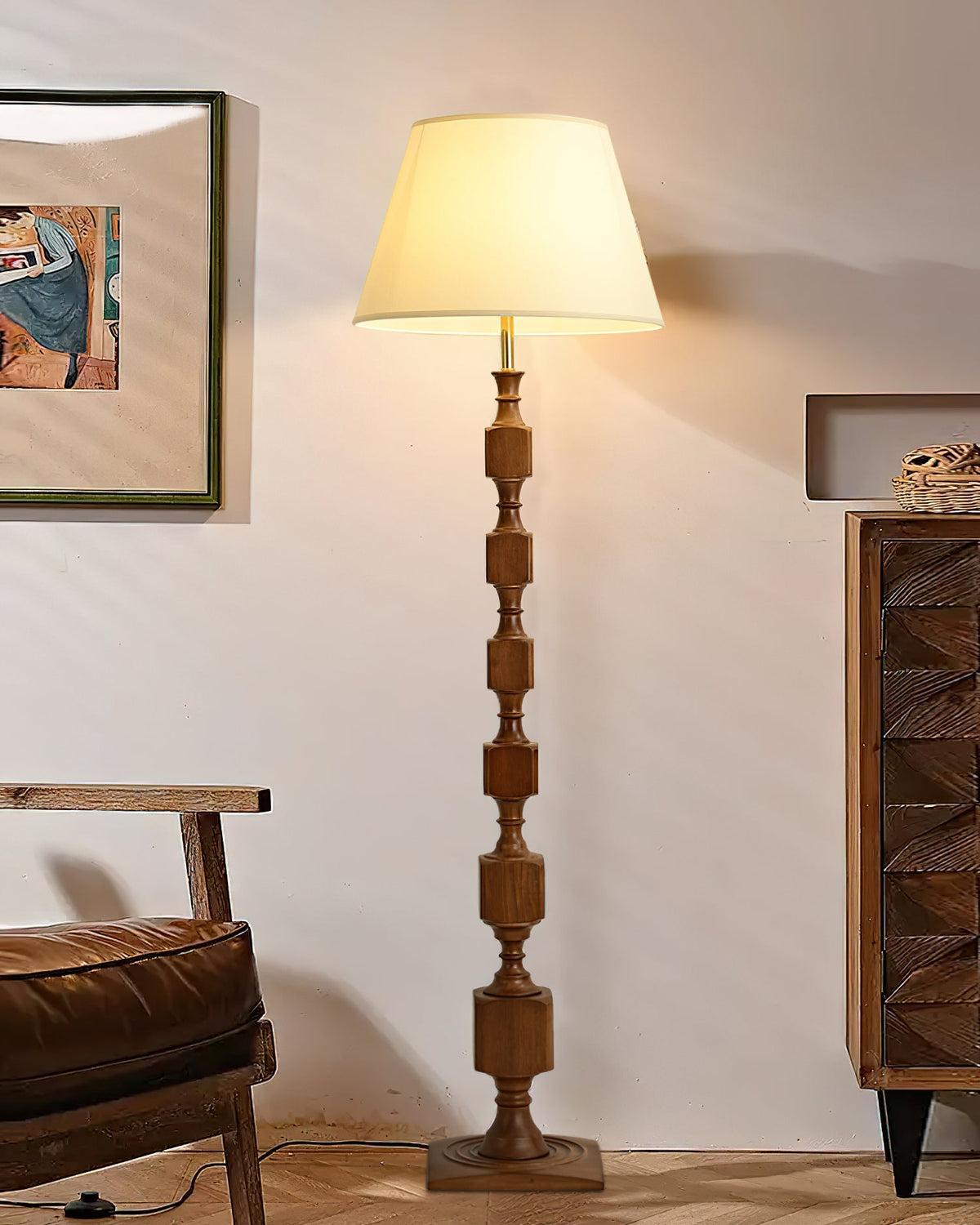 Blockora Wood Floor Lamp — product view 7