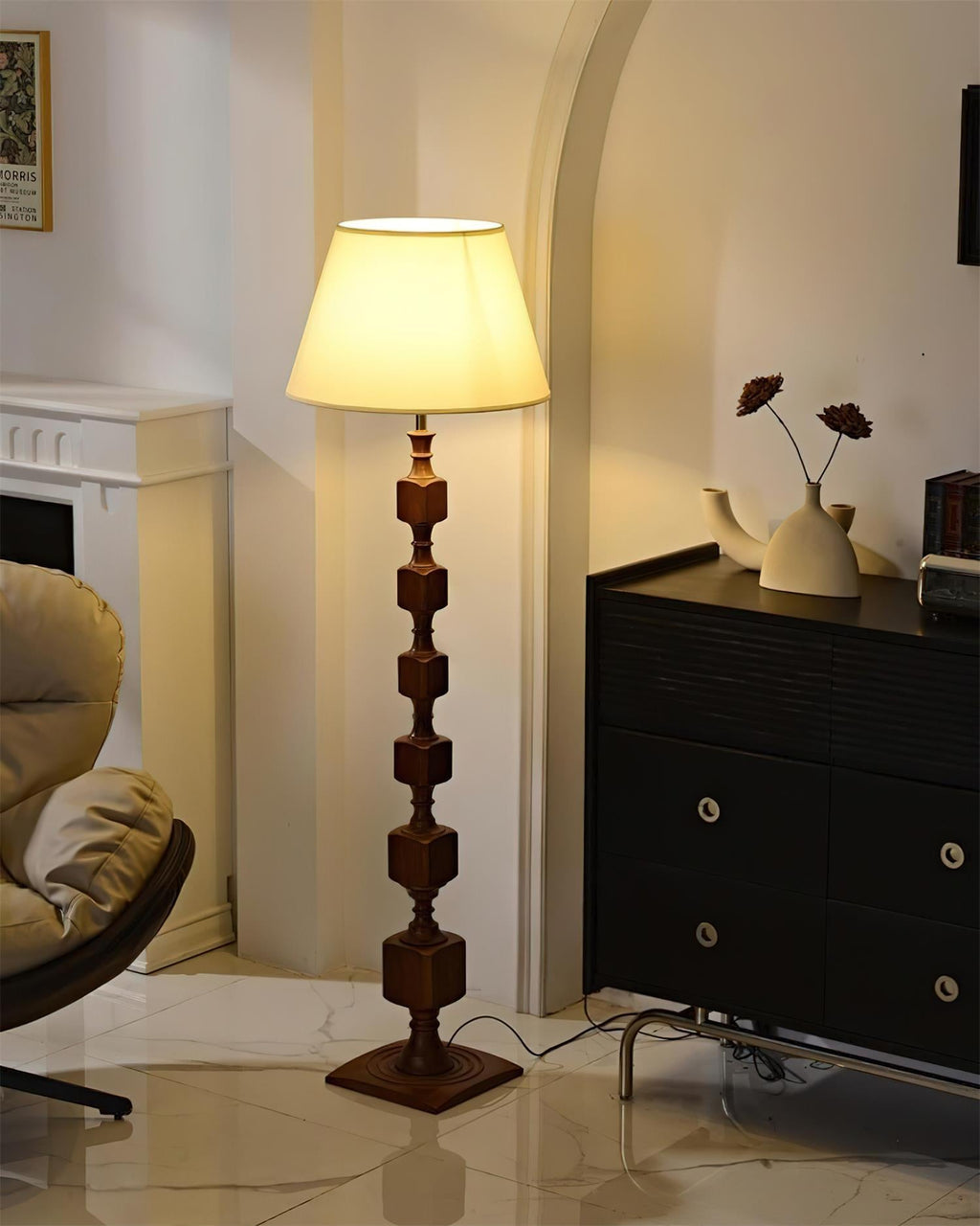 Blockora Wood Floor Lamp — product view 8