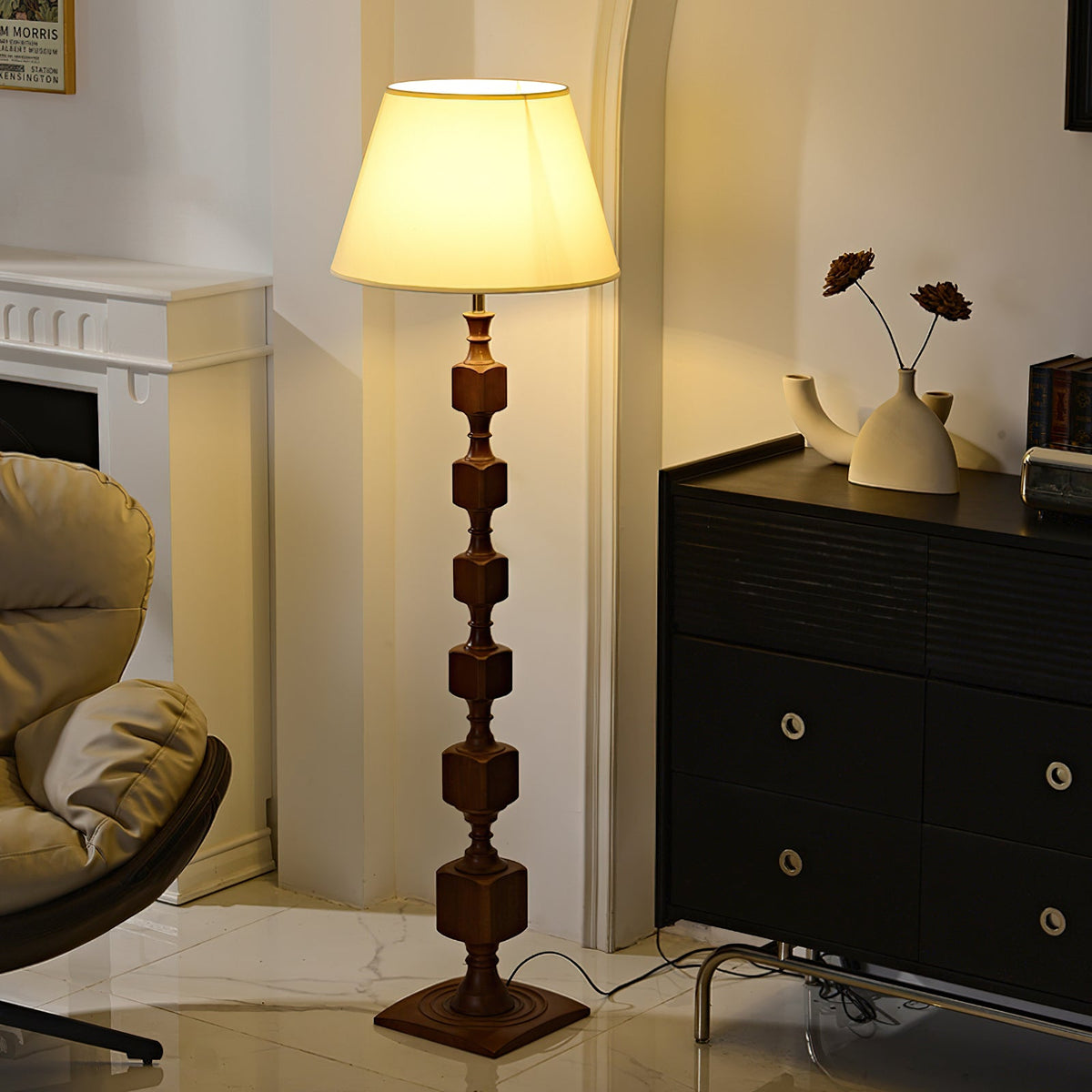 Blockora Wood Floor Lamp — product view 9