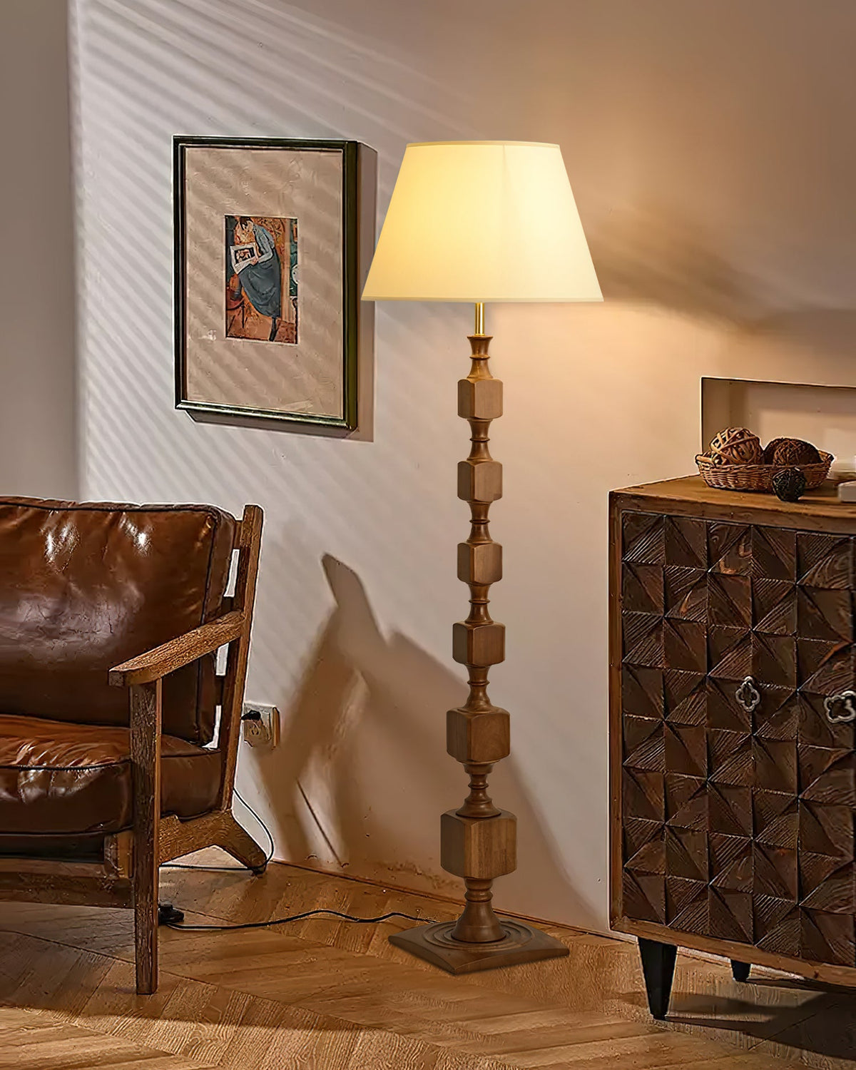 Blockora Wood Floor Lamp — product view 11