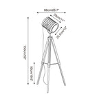 Visionaire Wood Floor Lamp — product view 5