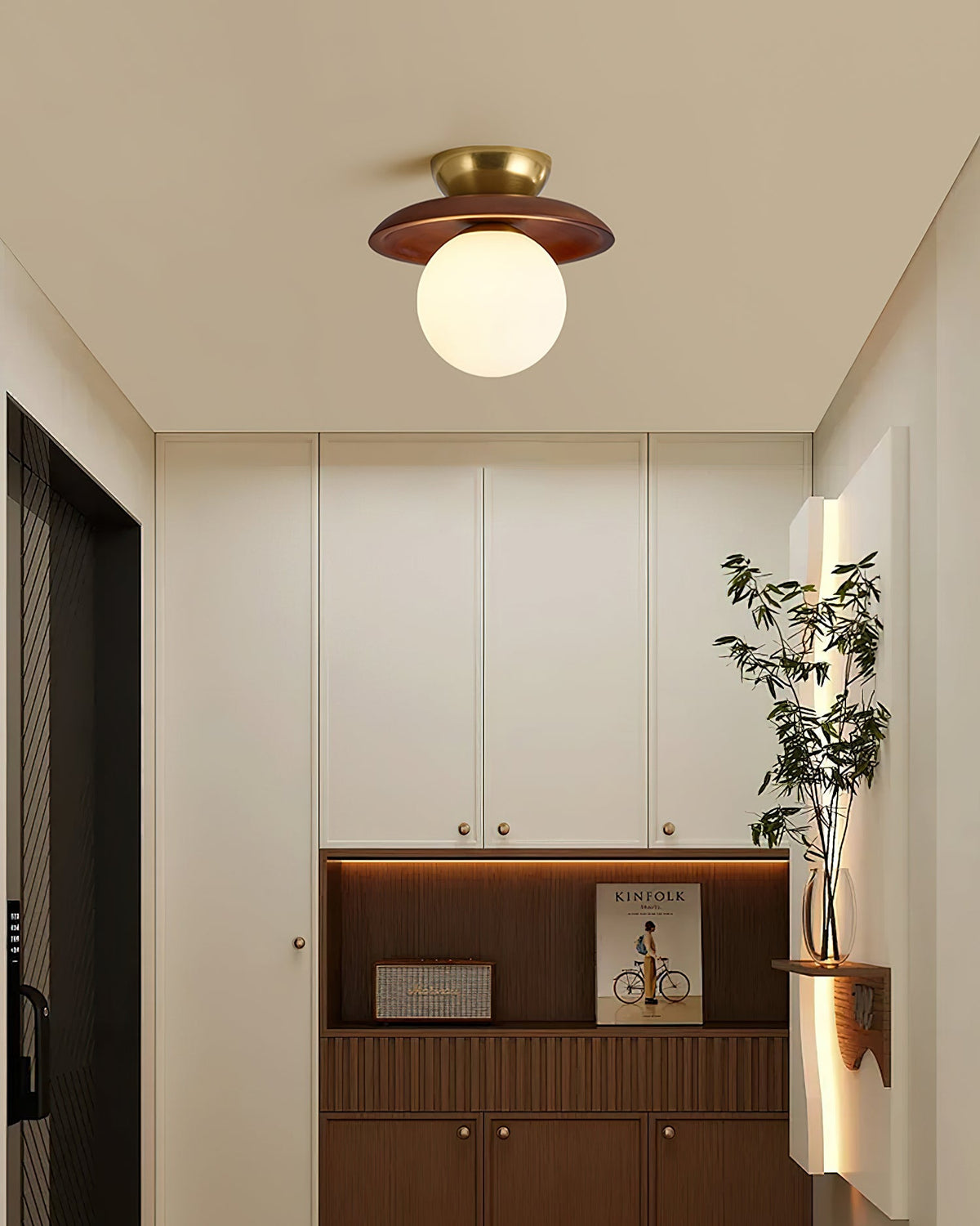 Radiora Glass Ceiling Lamp — product view 3