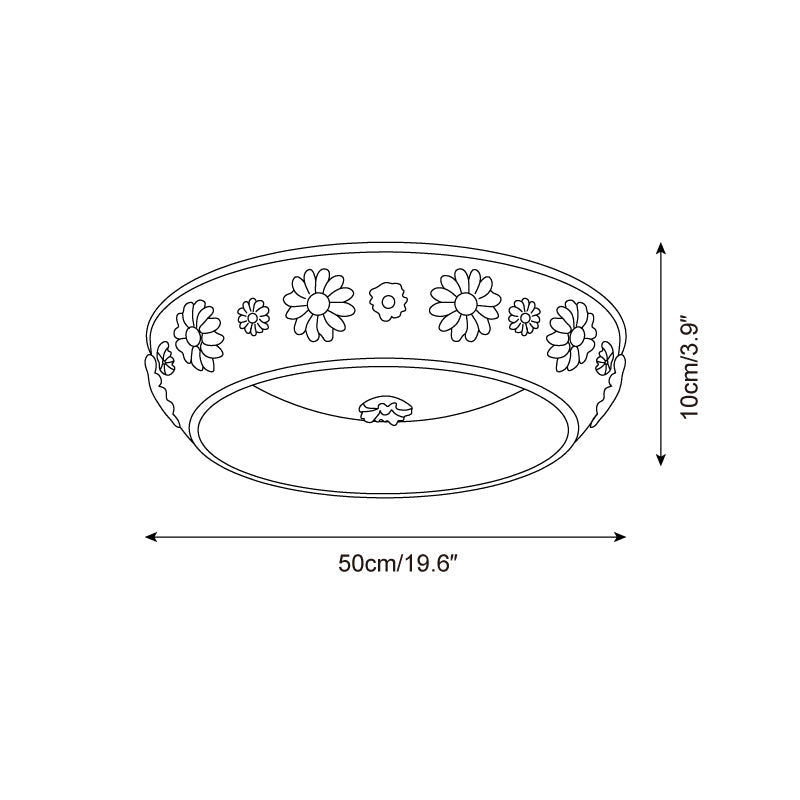 Petalique Metal Ceiling Lamp — product view 5