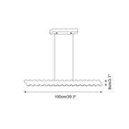 Wavira Wood Chandelier — product view 5