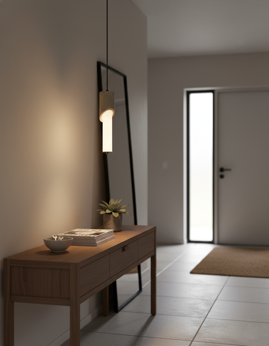 Lunaro Travertine Pendant Lamp — product view 14