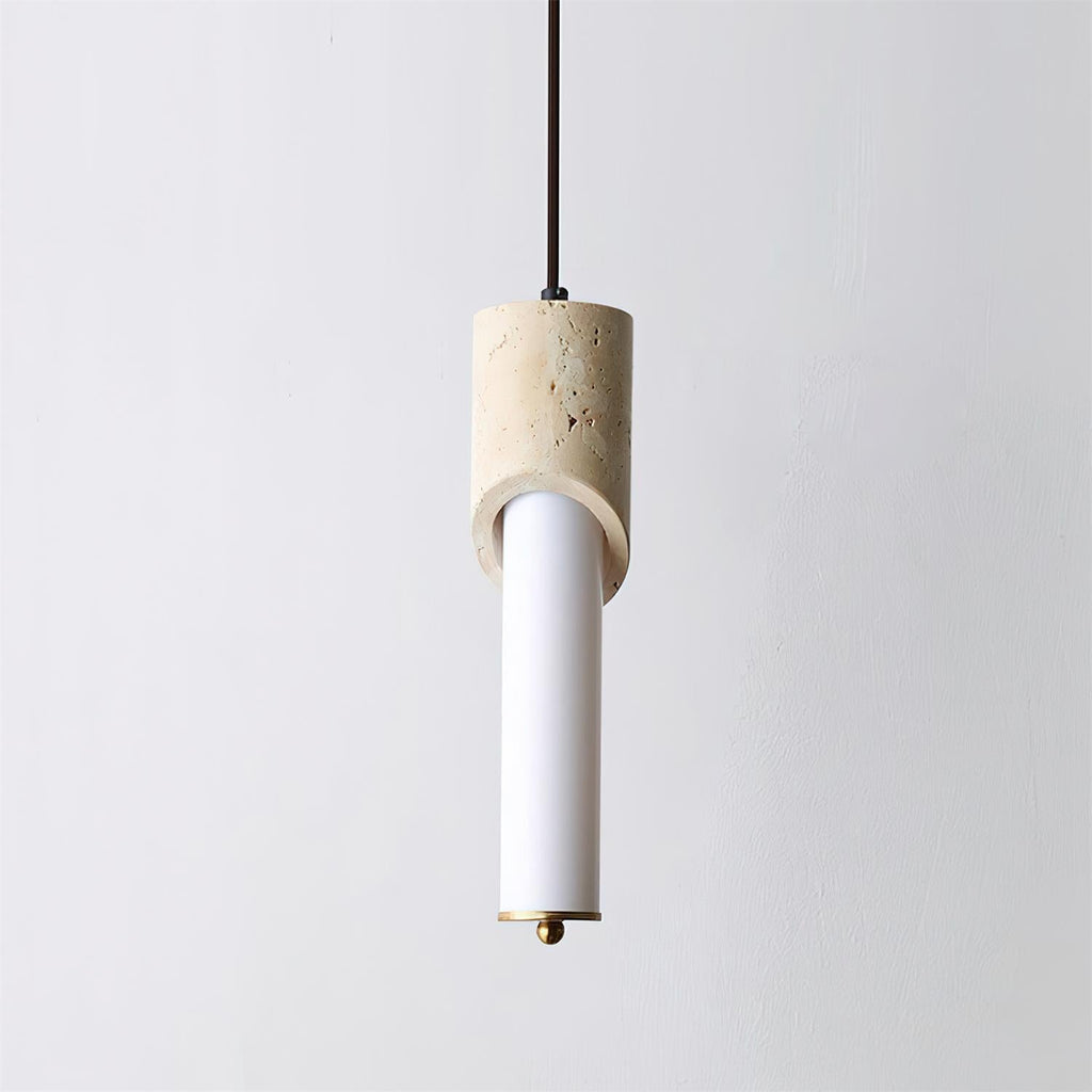 Lunaro Travertine Pendant Lamp — product view 18
