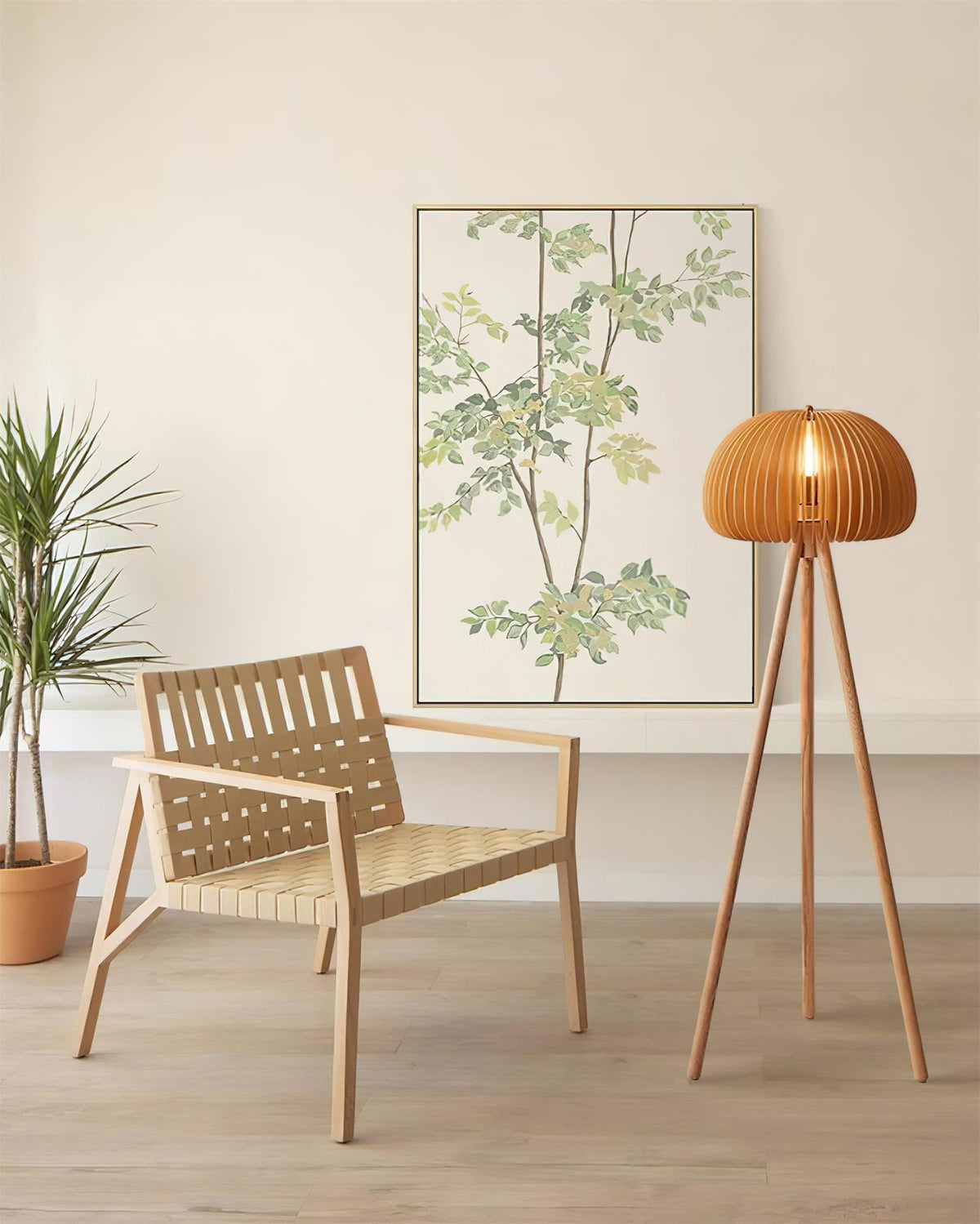 Sylora Wood Floor Lamp — product view 4