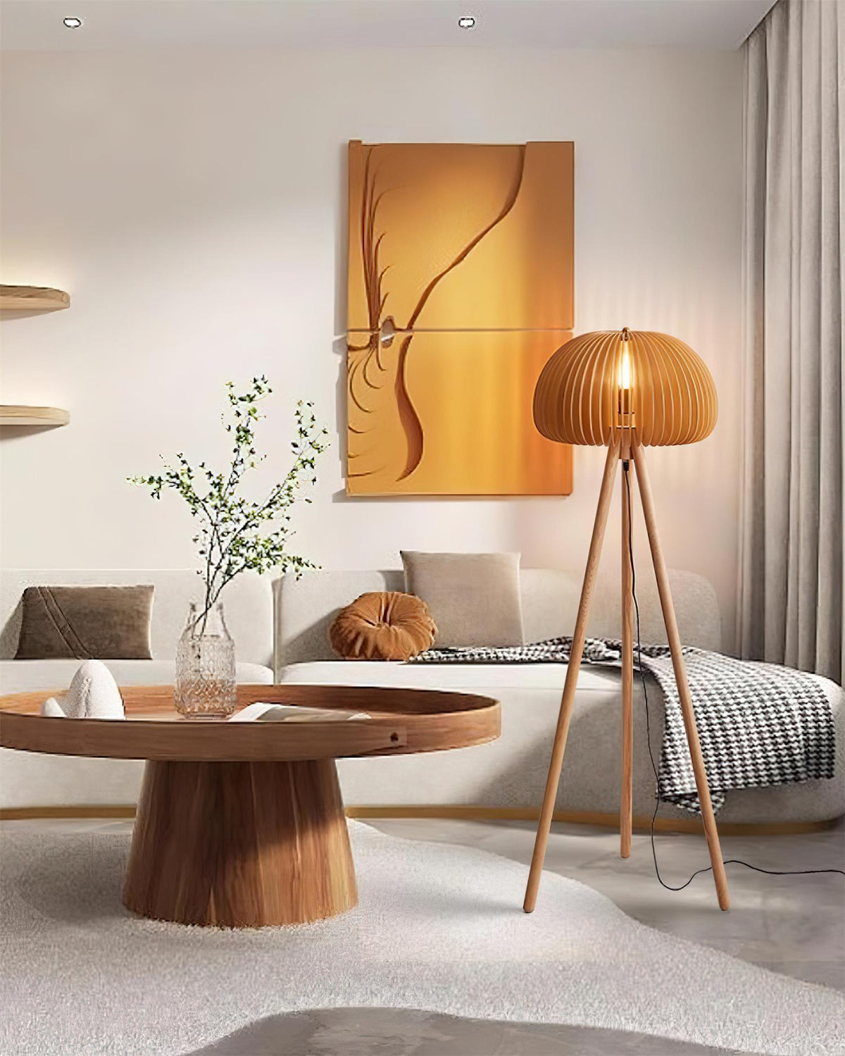 Sylora Wood Floor Lamp — product view 6