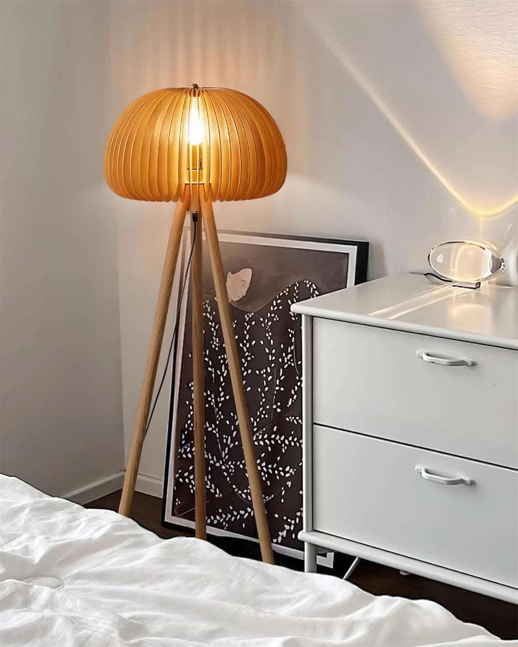 Sylora Wood Floor Lamp — product view 9