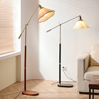 Morien Wood Floor Lamp — product view 4