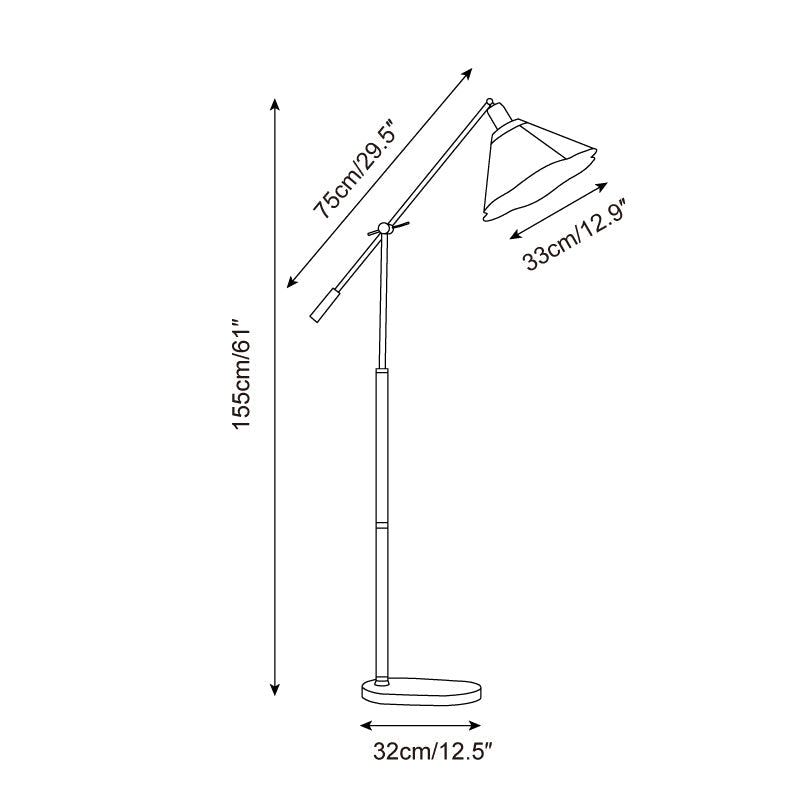 Morien Wood Floor Lamp — product view 5