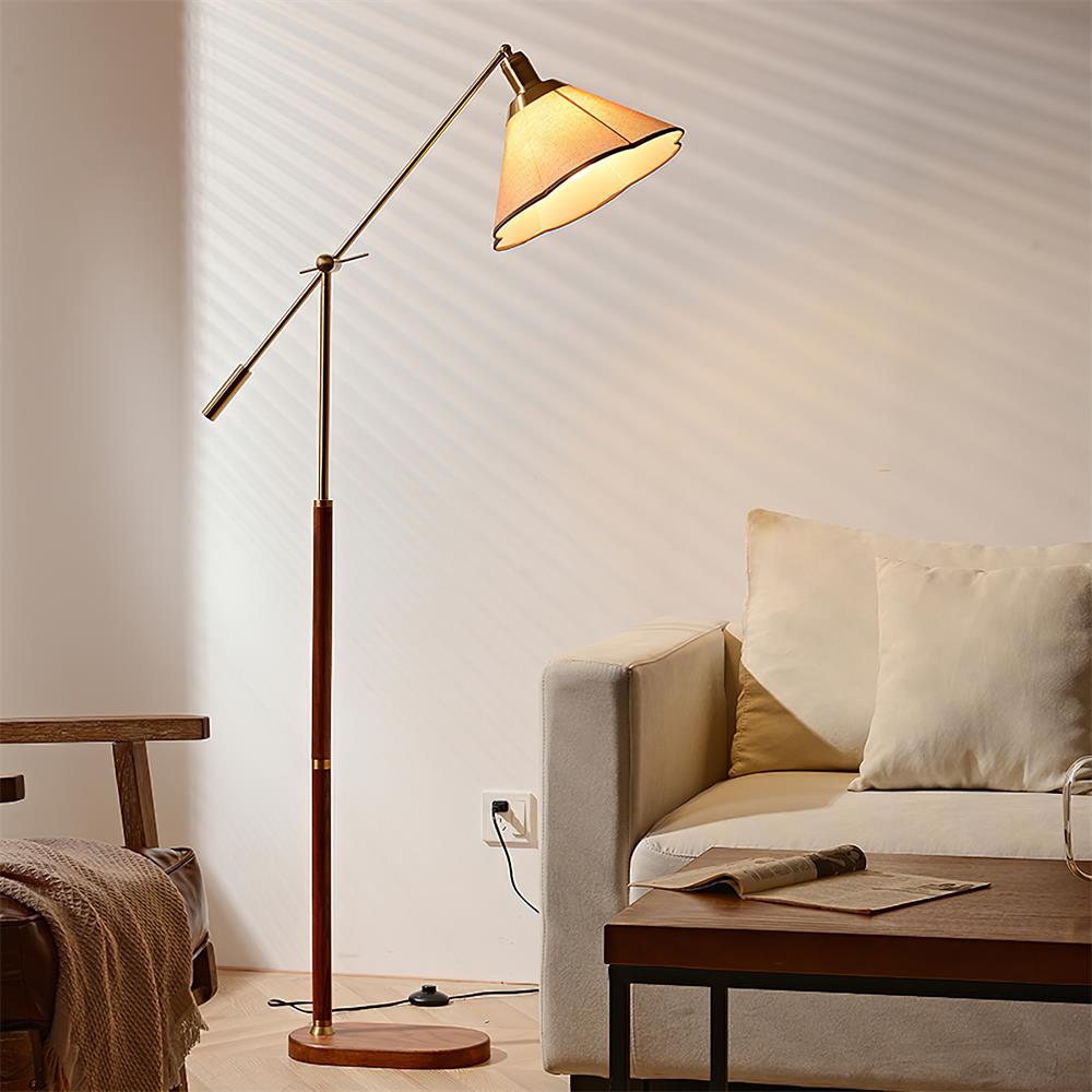 Morien Wood Floor Lamp — product view 6