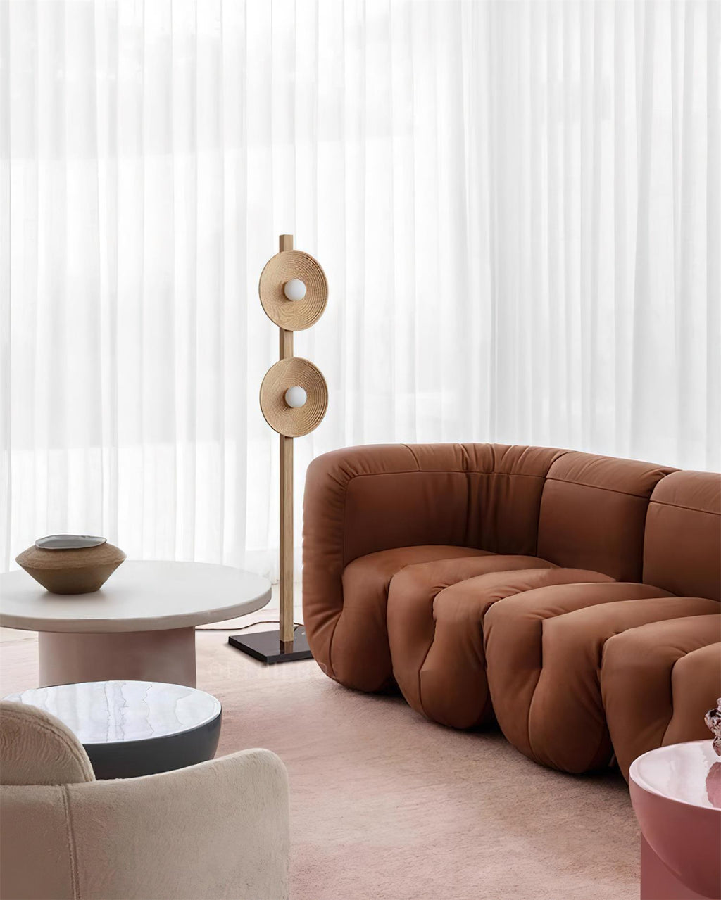 Dualora Marble Floor Lamp — product view 3