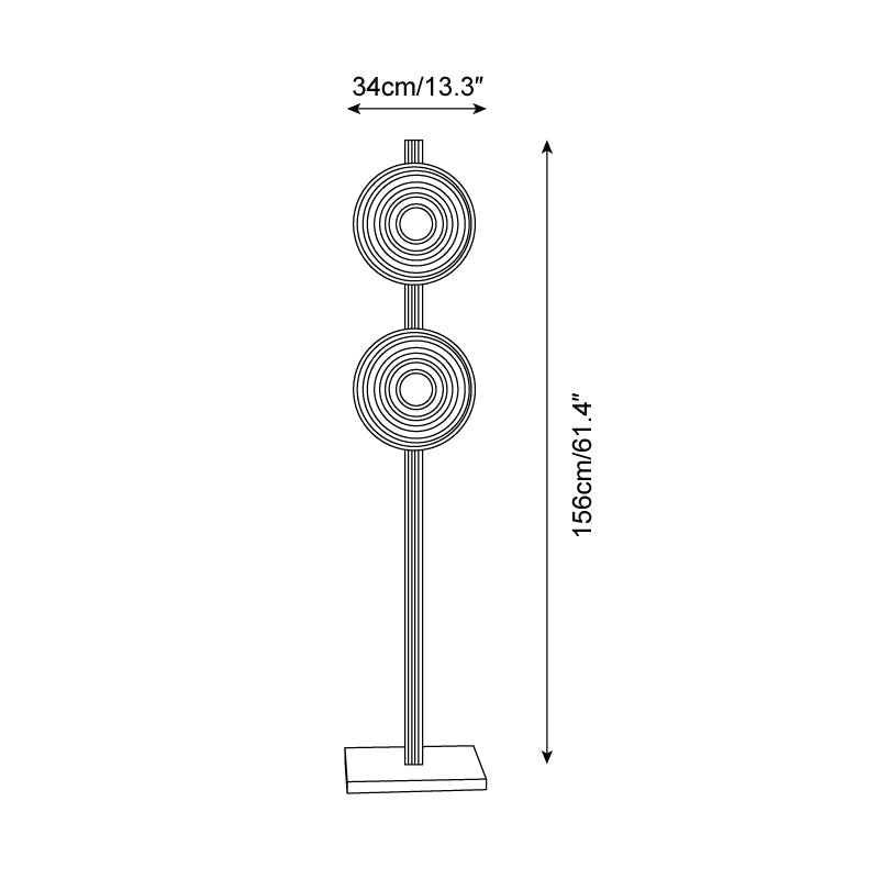 Dualora Marble Floor Lamp — product view 5