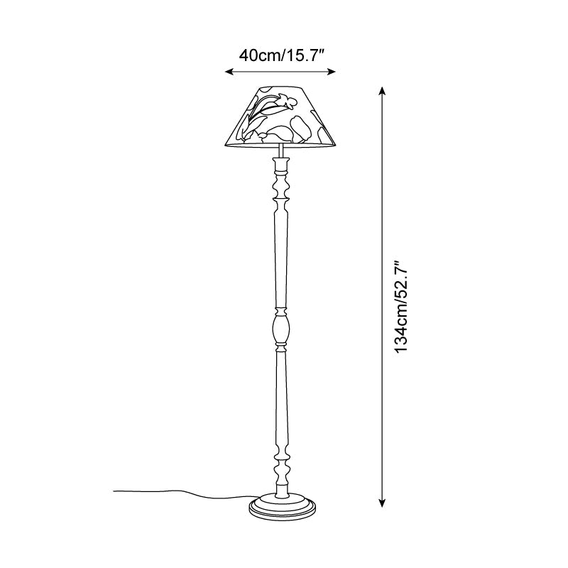 Citrina Wood Floor Lamp — product view 5