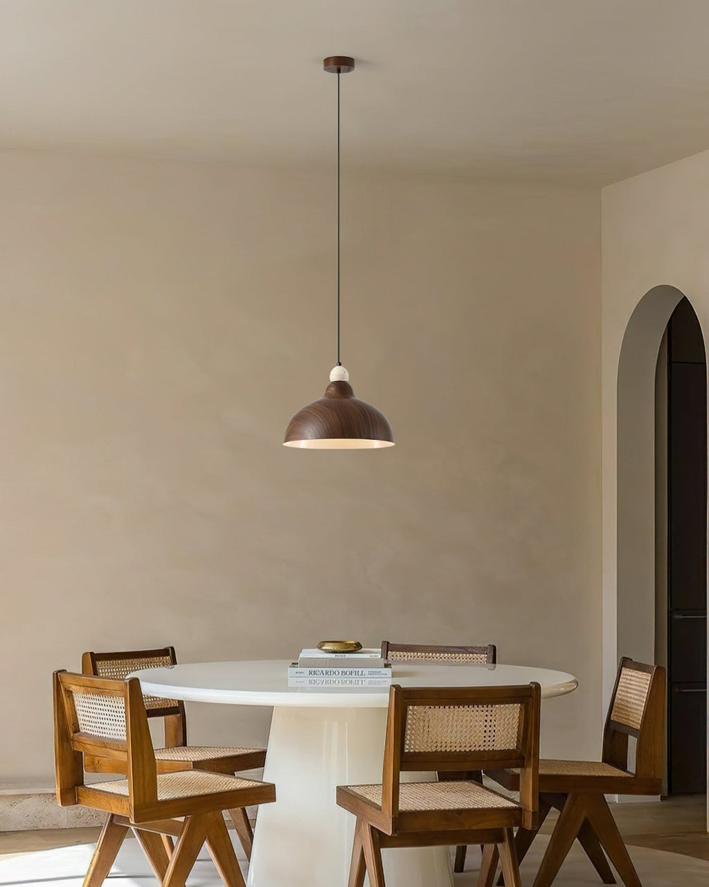 Boslin Travertine Pendant Lamp — product view 3