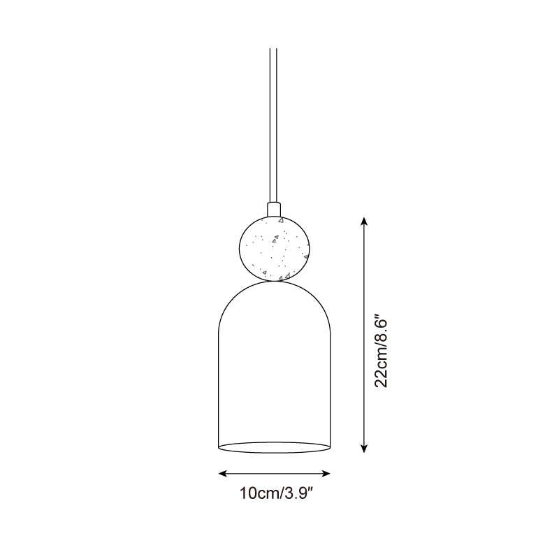 Somira Travertine Pendant Lamp — product view 5