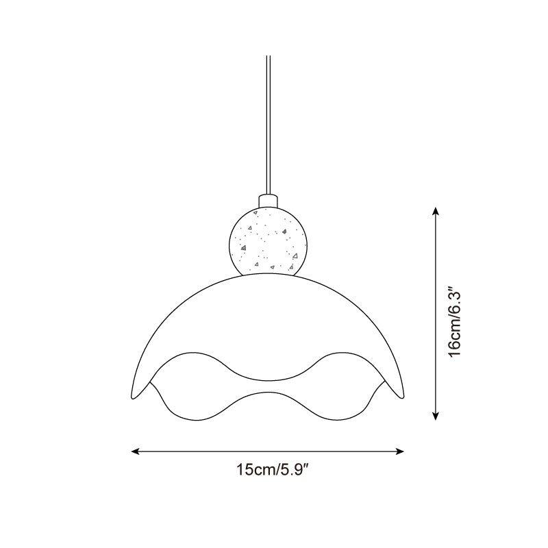 Somira Travertine Pendant Lamp — product view 6